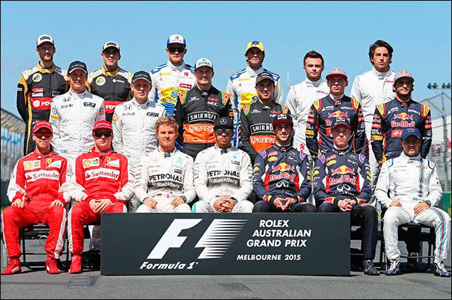 F1 2015: kalẹnda ati awọn orin - Agbekalẹ 1