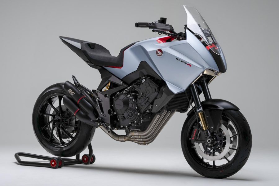 ការមើលម៉ូតូ Honda CB4 X Concept