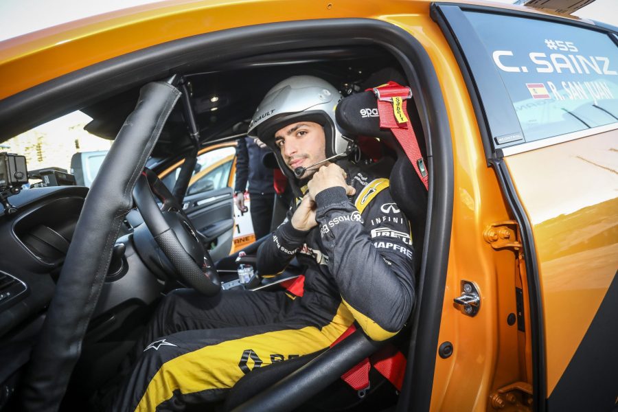 Carlos Sainz Jr. á Rally Monte Carlo 2018 (sem brautryðjandi) - Formúlu 1