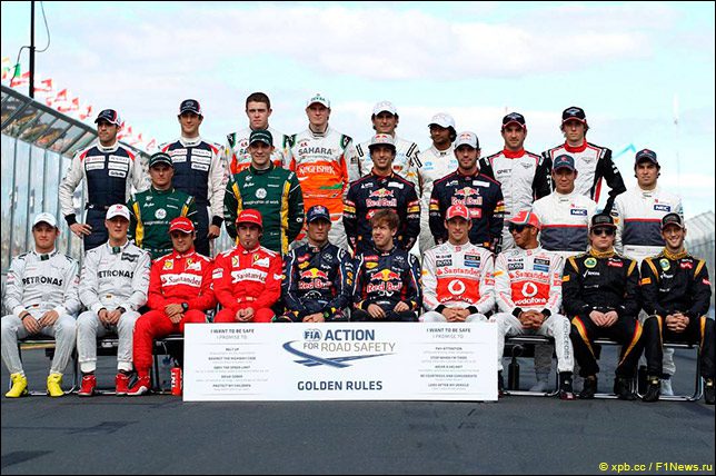 World F1 2012 - Күнтізбе - Формула 1