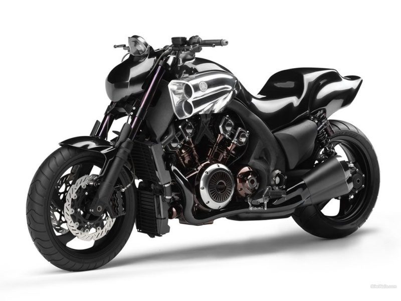 Yamaha VMAX Карбон - Пешнамоиши мотосикл - Чархҳои Icon