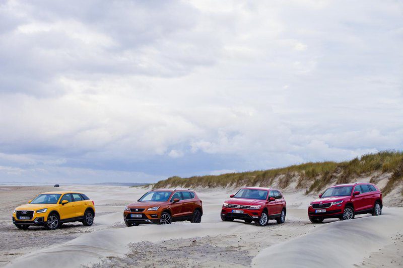 «Четверка» Volkswagen: Audi Q2, Seat Ateca, Škoda Kodiaq и VW Tiguan. Что их объединяет, что их разделяет?