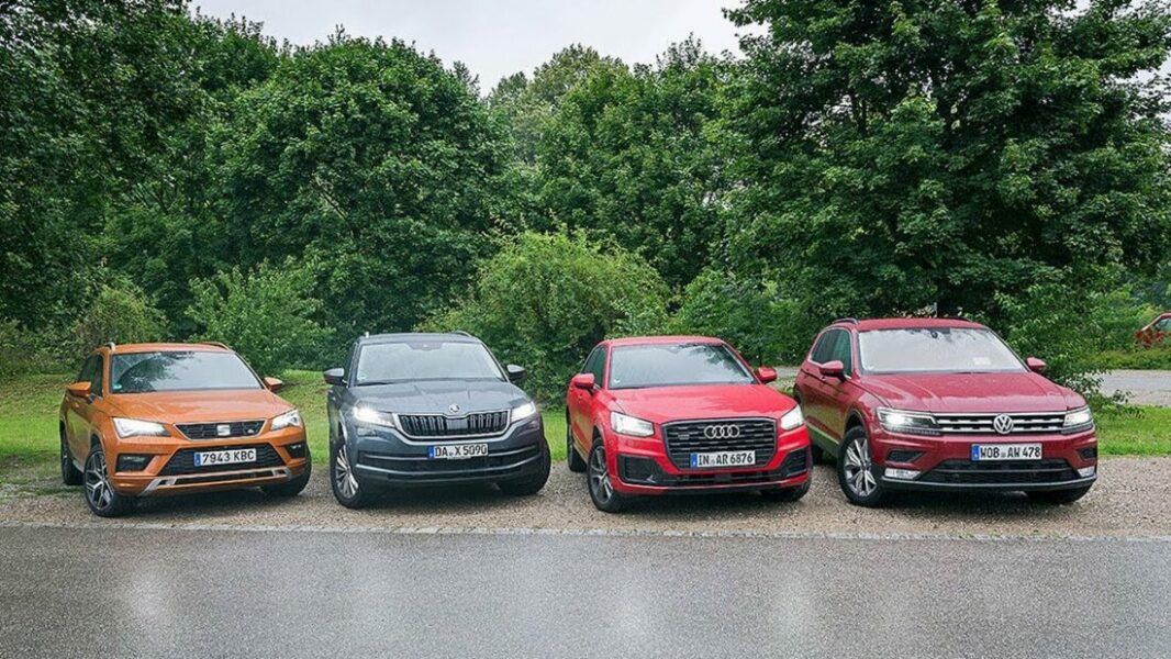 Тест драйв «Четверка» Volkswagen: Audi Q2, Seat Ateca, Škoda Kodiaq и VW Tiguan. Что их объединяет, что их разделяет?