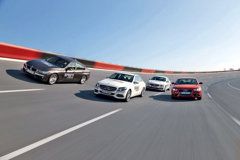 Сравнительный тест: Audi A4 1.8 TFSI, BMW 320i, Mercedes-Benz C 200, Volvo S60 T4