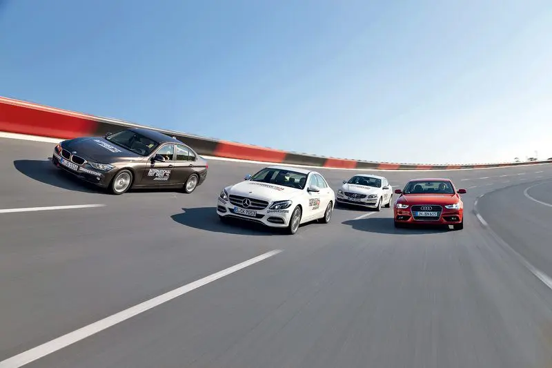 Сравнительный тест: Audi A4 1.8 TFSI, BMW 320i, Mercedes-Benz C 200, Volvo S60 T4