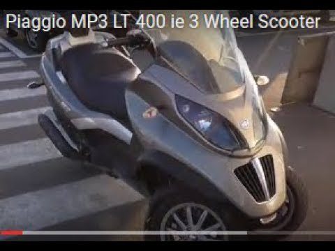 Video pārbaude: Piaggio MP3 LT 400 ti