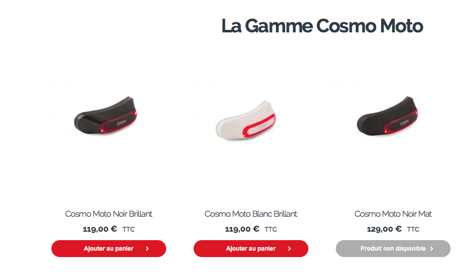 Cosmo Moto: подключаемые стоп-сигналы для наклеивания на шлем