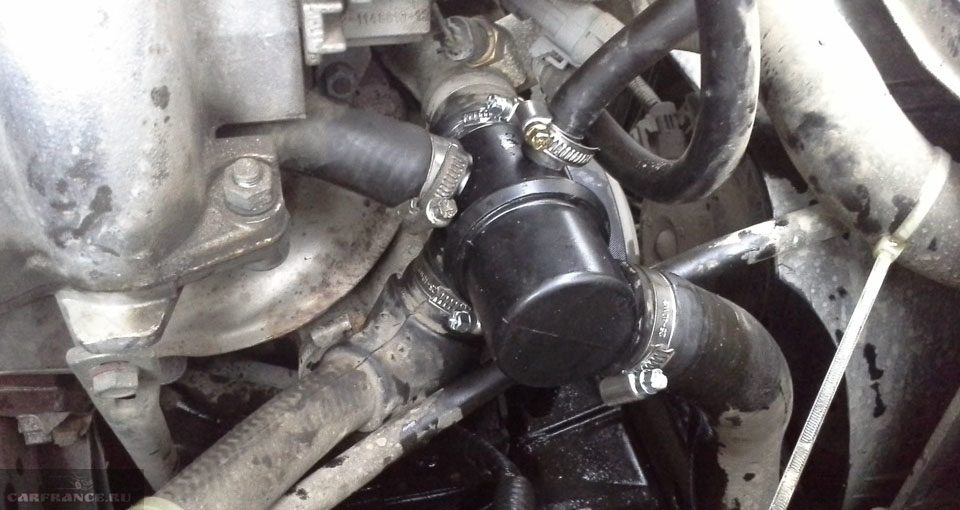 Replacing the thermostat on the Niva with your own hands