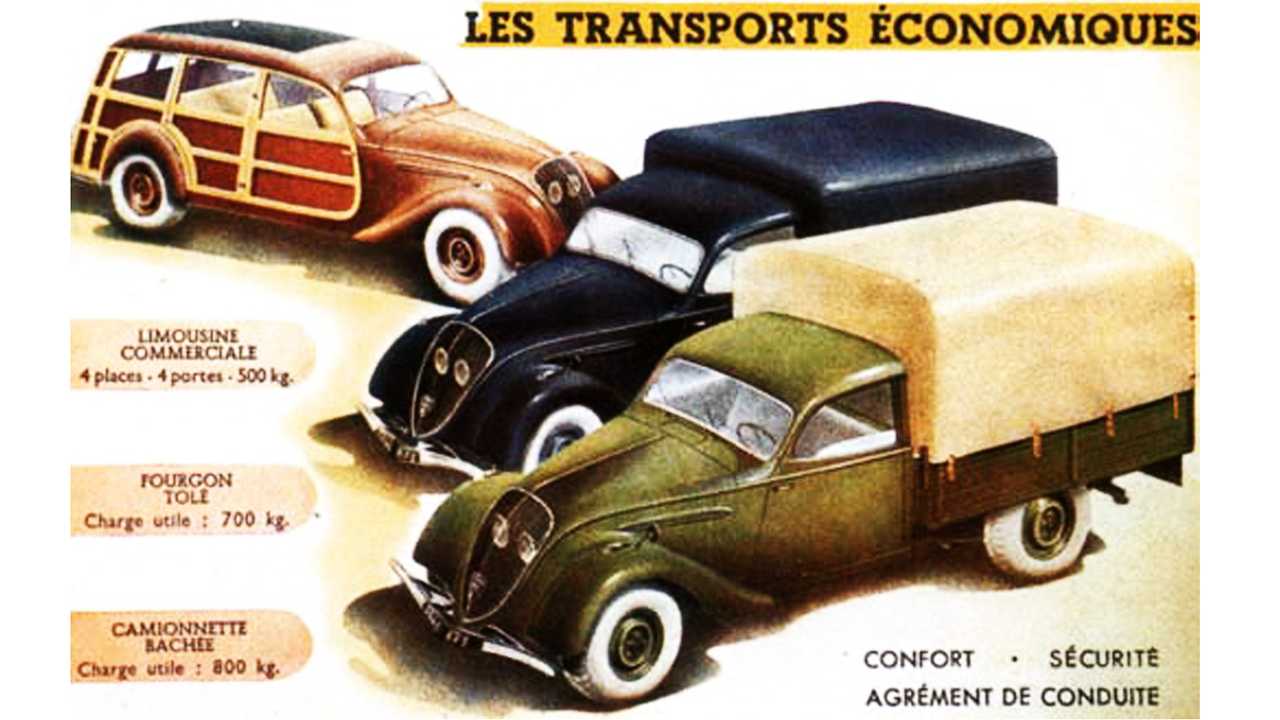 1938. Peugeot изобретает производные.