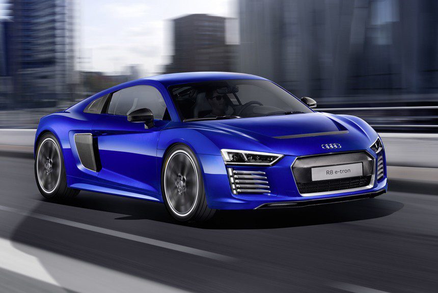 Audi ofo atu lona eletise R8 e-tron i se semi-autonomous version