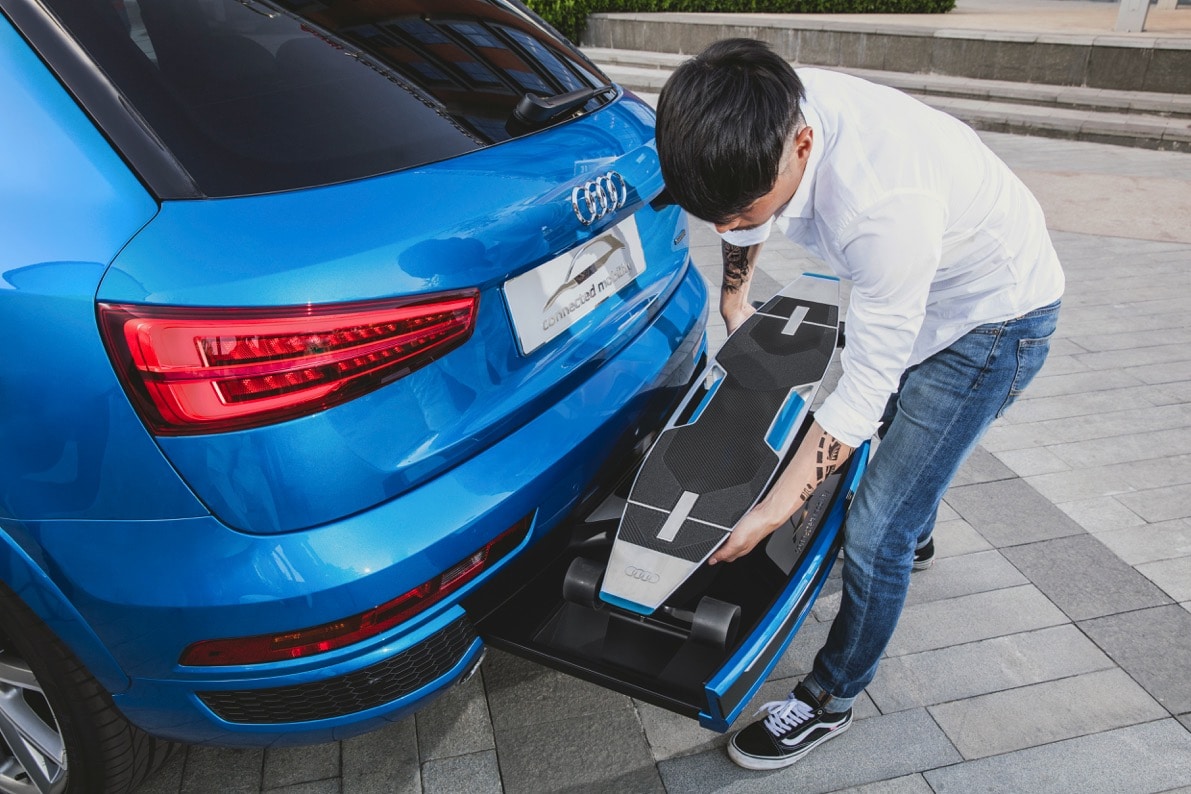 Audi представила электрический лонгборд в Пекине