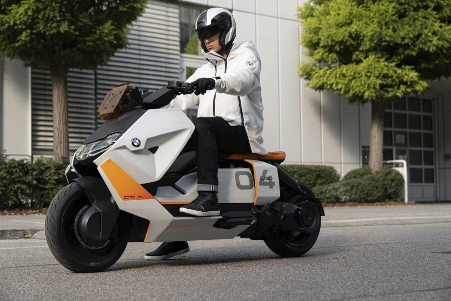 BMW Definition CE 04 is BMW's new electric scooter. "Approaching the production stage"