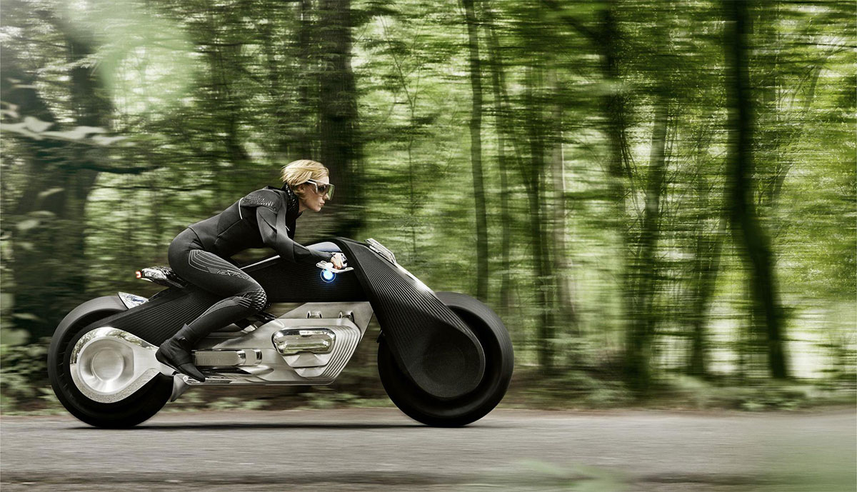 BMW представляет самобалансирующийся электрический мотоцикл