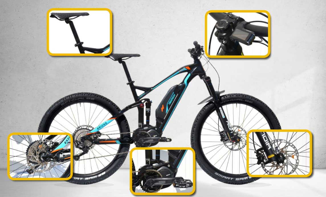 Bricks: новый электрический горный велосипед для Neomouv