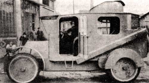 Charron Armoured Car, model 1905