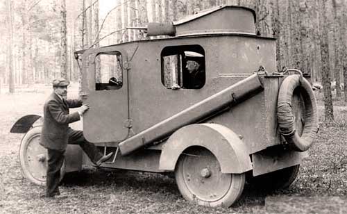 Charron Armoured Car, model 1905