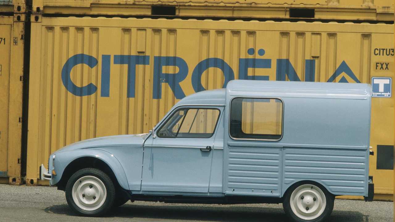 Citroën фургоны. Первоначально это был 2CV.