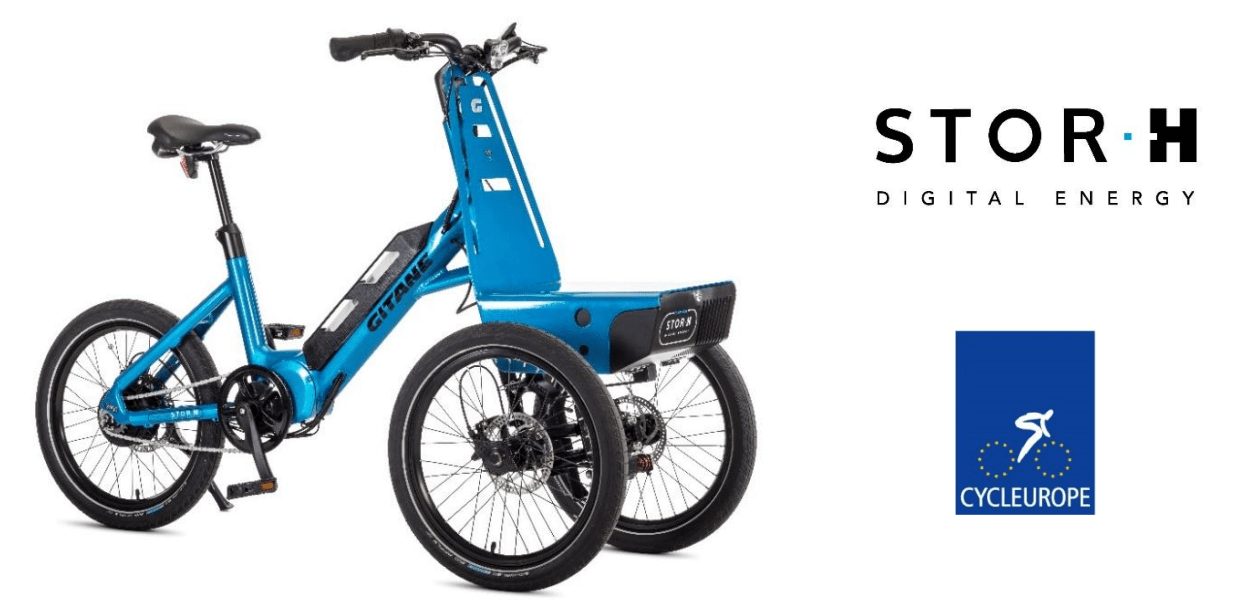 Cycleurope e STOR-H apresentam a scooter a hidrogênio