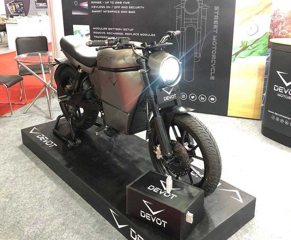 Devot Motors представляет свой первый электрический мотоцикл