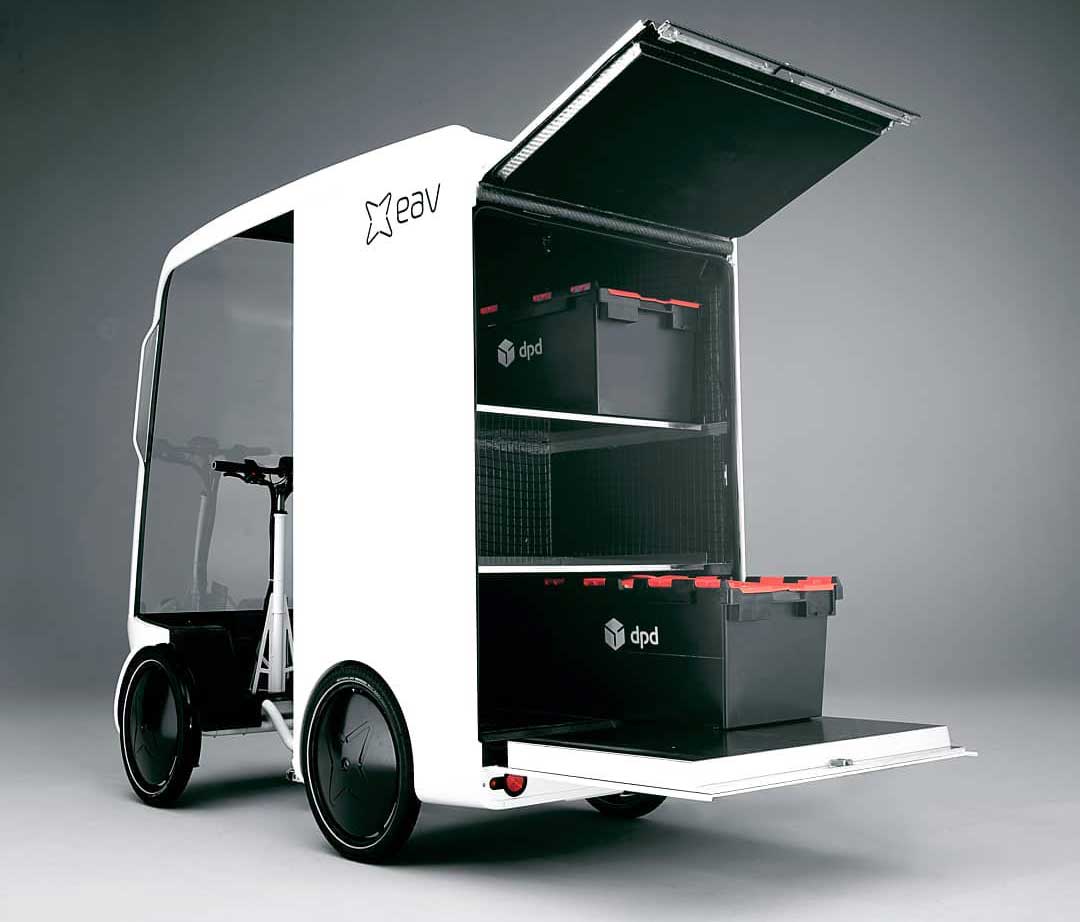 EAVan: электрический грузовой велосипед с кузовом для доставки последней мили