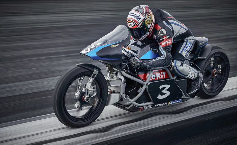 Moto eléctrica: con Voxan Venturi alcanza unha velocidade récord de 330 km/h