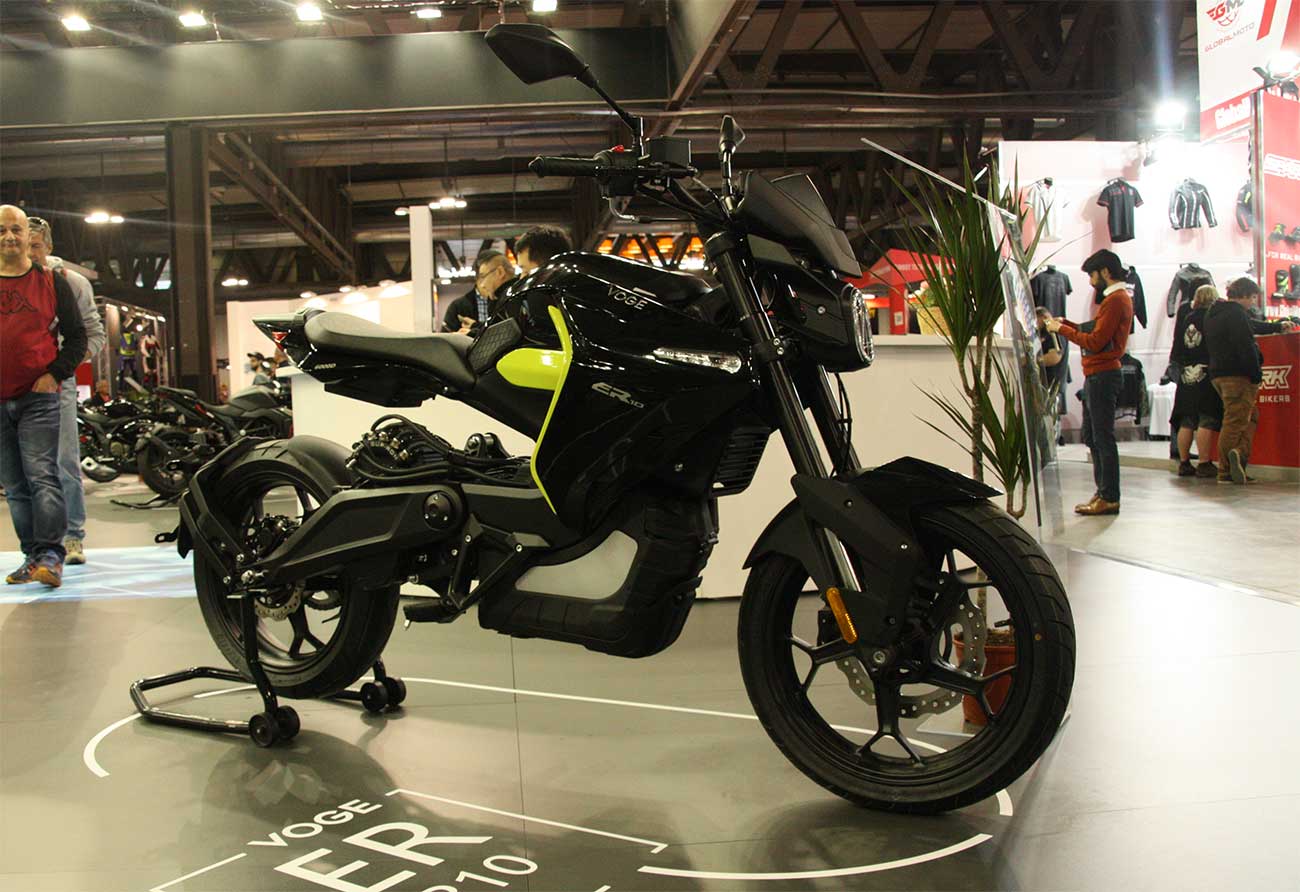 Электрический мотоцикл: Voge ER 10 на европейской премьере на EICMA