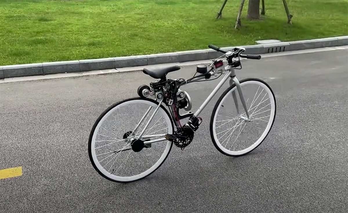 Электрический велосипед, который катится сам по себе? Это китайцы изобрели!