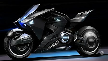 Этот электрический мотоцикл, разработанный Honda, поразит вас