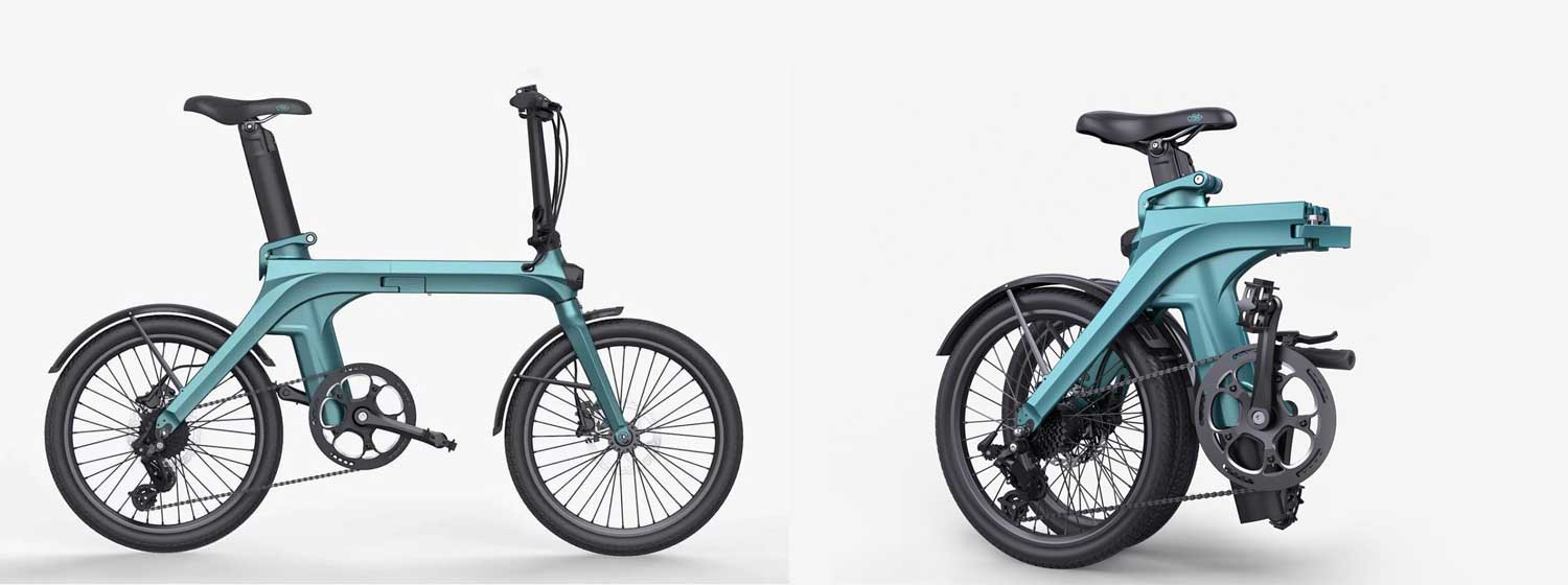 Fiido X: новый складной электрический велосипед с подключением к сети по невысокой цене