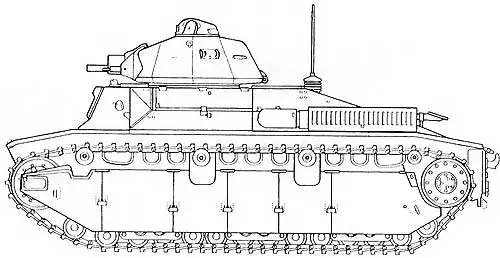 Французский средний пехотный танк &#171;Рено&#187; Д-2