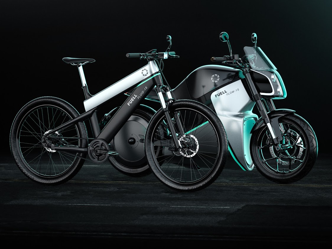 Fuell представляет электрический велосипед и мотоцикл