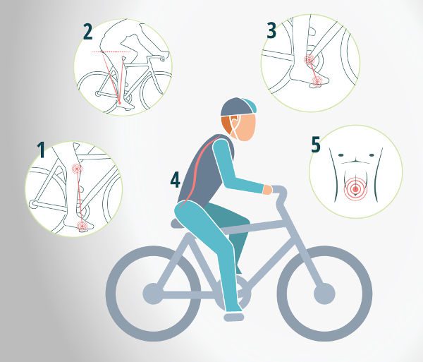 Как уменьшить боль в пояснице при катании на горных велосипедах?