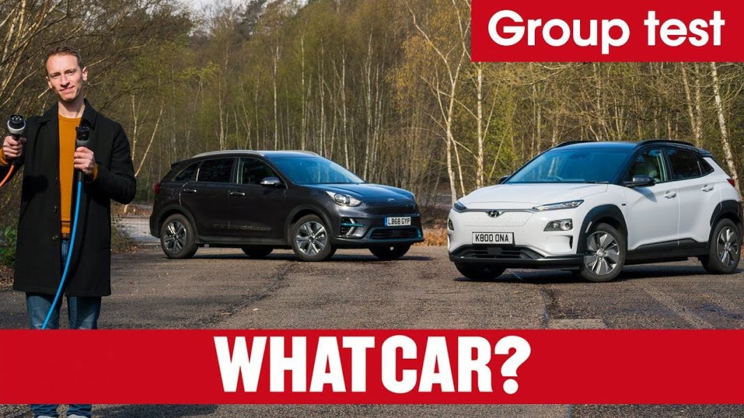 Kia e-Niro vs Hyundai Kona Electric - COMPARISON models and verdict [What Car, YouTube]