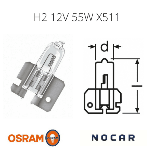 Лампы H2 от Osram