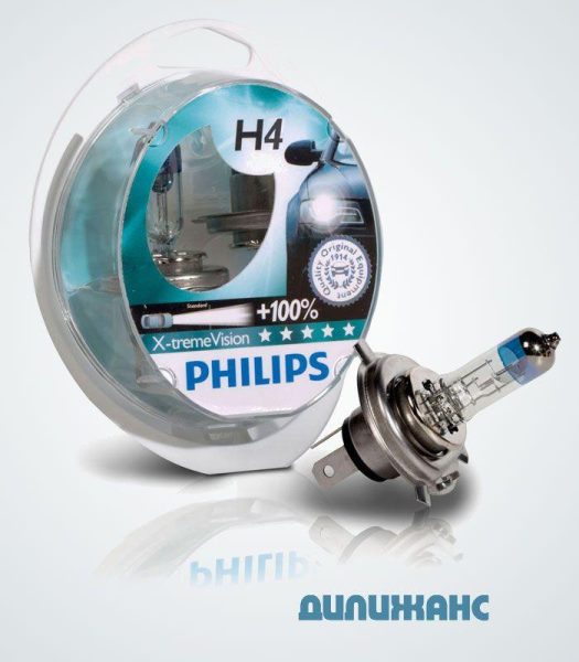 Лампы Philips H4