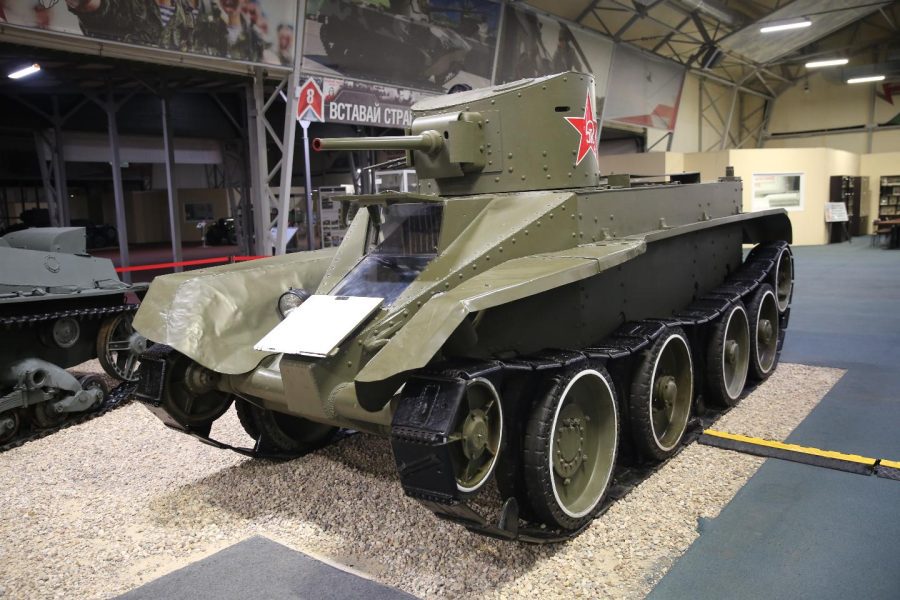 Light wheeled-tracked tank BT-2