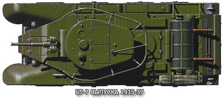 Легкий колесно-гусеничный танк БТ-7