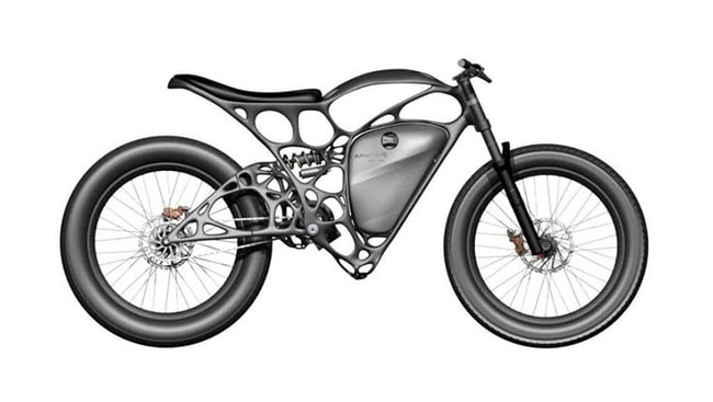 Light Rider: электрический мотоцикл Airbus, напечатанный на 3D-принтере