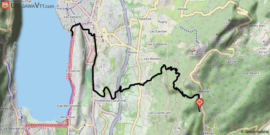 Место для катания на горных велосипедах: 5 маршрутов вокруг озера Бурже, которые нельзя пропустить