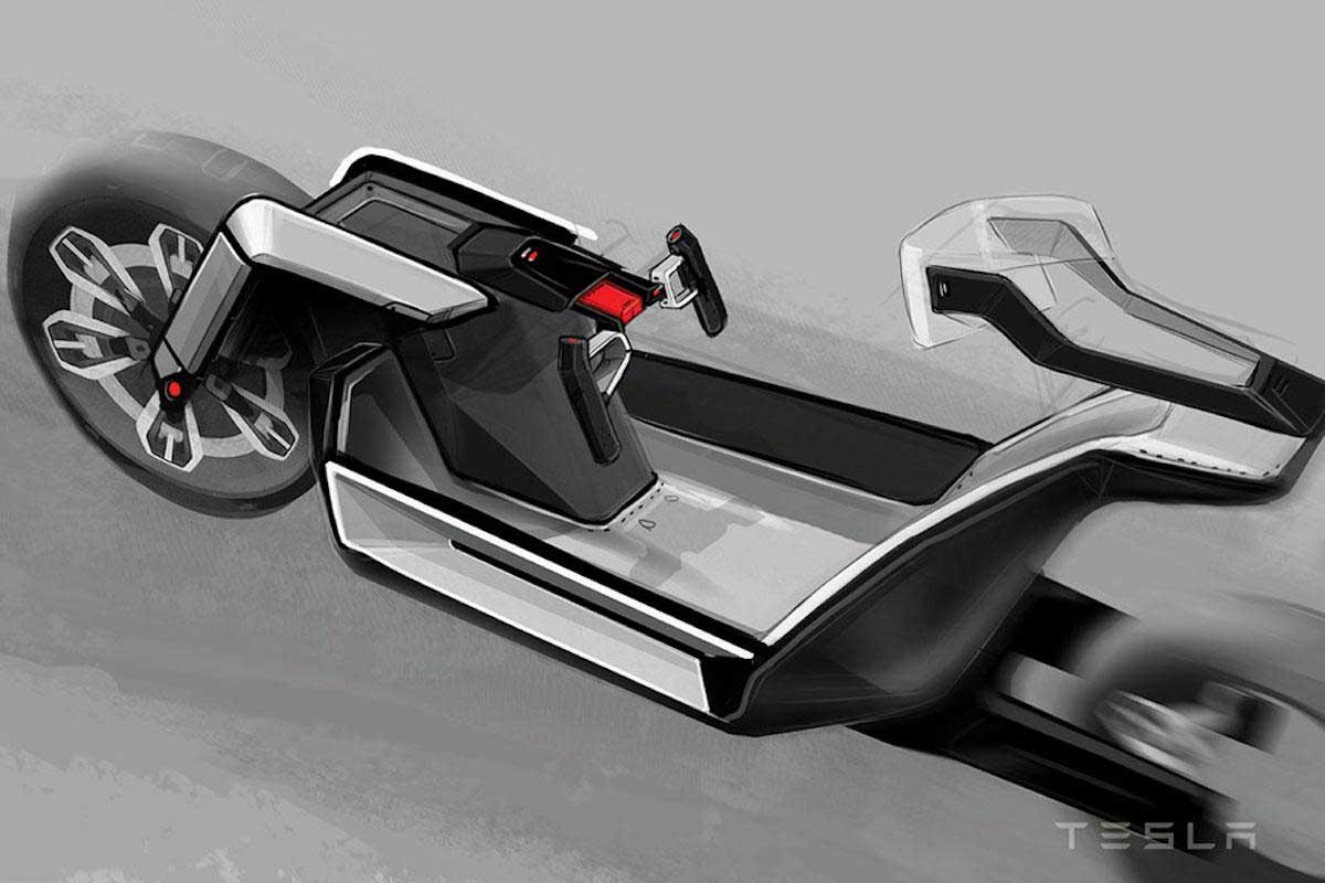 Модель C: они представляют себе мотоцикл Tesla будущего
