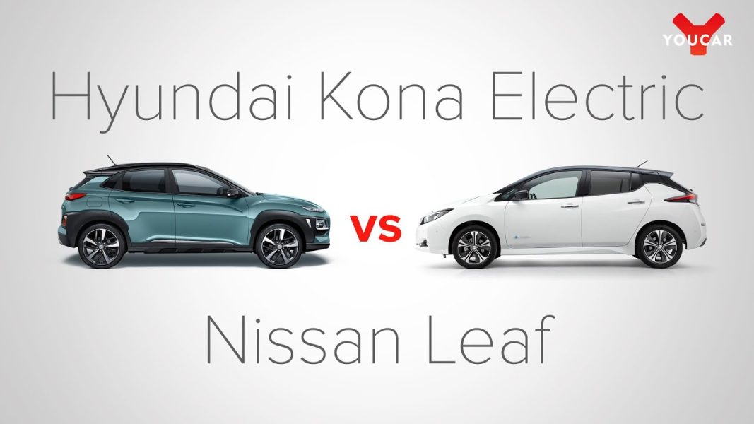 Nissan Leaf vs. Hyundai Kona Electric 39kWh - 选择哪一个？ Auto Express：Konę Electric 提供更多续航里程和技术......
