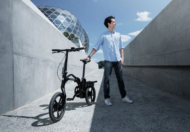 Peugeot eF01: bicicletta elettrica pieghevole, vincitore di u cuncorsu di l'industria JANUS