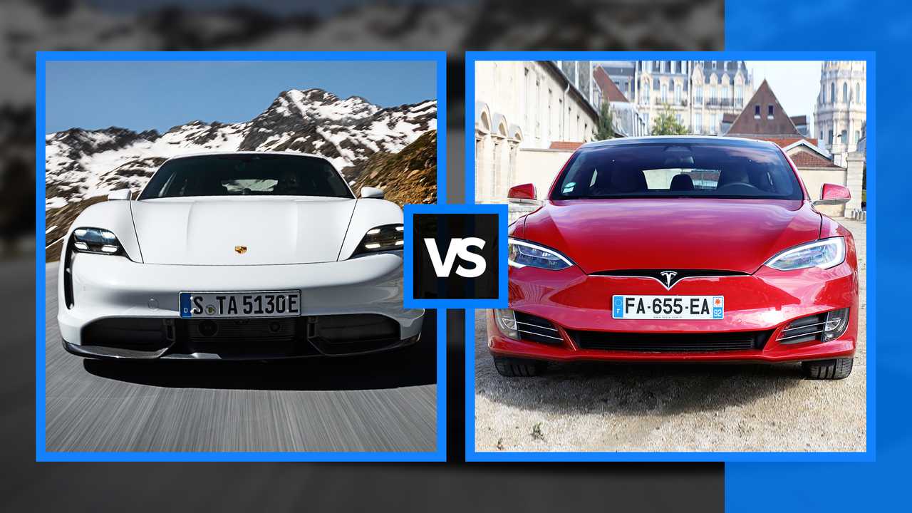 Porsche Taycan và Tesla Model S (2012). Elon Musk "sống để xem"