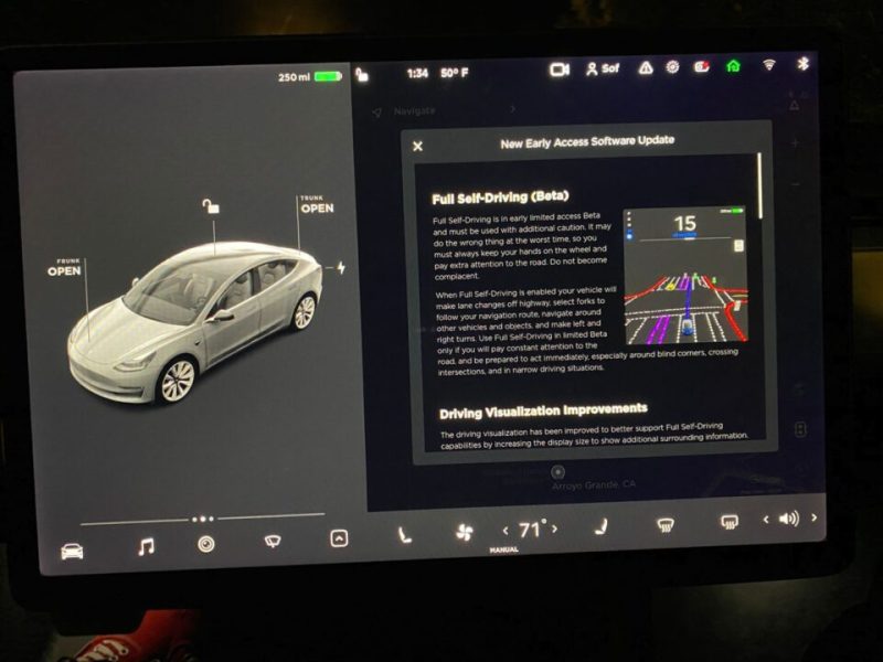 Прошивка Tesla 2020.40.8.12 с измененным интерфейсом и новой визуализацией [видео] • АВТОМОБИЛИ