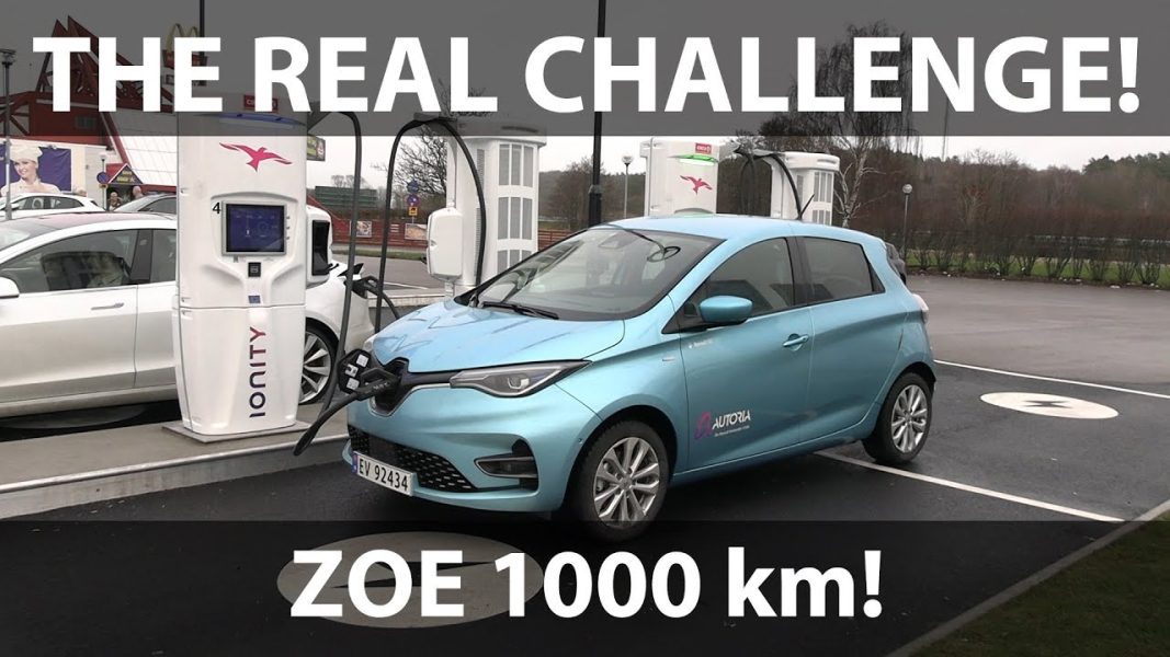 Renault Zoe ZE 50 – Bjorn Nyland range test [YouTube]