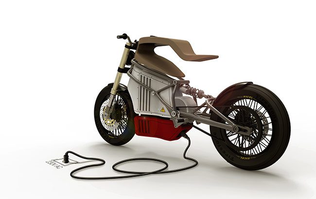 SEV eTricks Evolution C01: French electric motorcycle sa EICMA