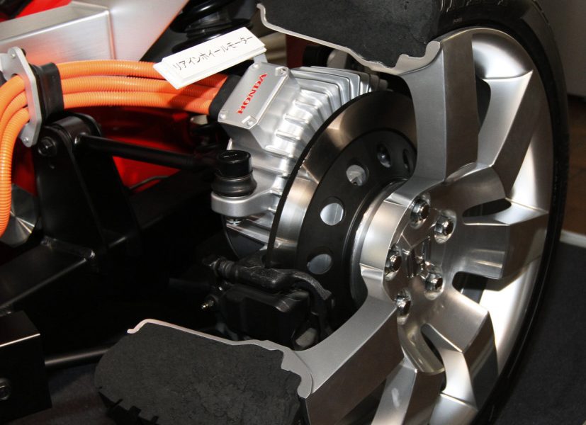 SIM-Drive Luciole: elmotor i hjul