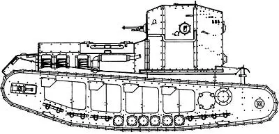 Средние танки Mk А Whippet, Mk В и Mk С