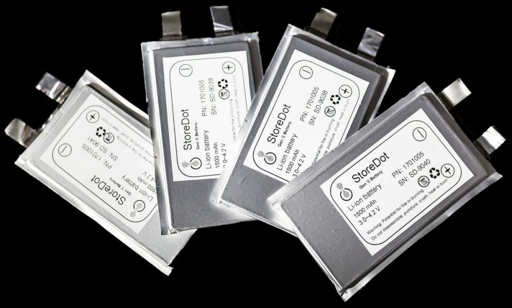 StoreDot и их полупроводниковые / литий-ионные аккумуляторы &#8211; они также обещают полную зарядку за 5 минут