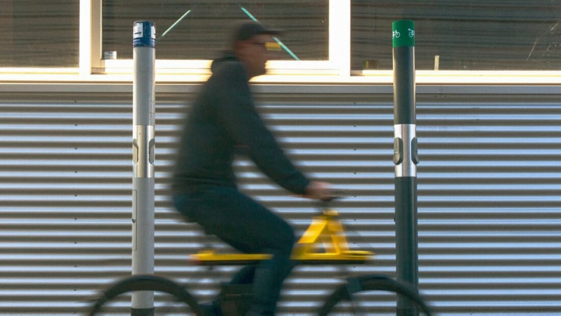 Նիդեռլանդներում մոխրամաններն օգտագործում են հեծանիվները լիցքավորելու համար։